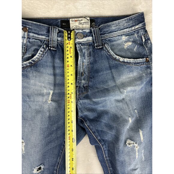 Energie Jean’session Worn Out & D-Stressed Kirk Mens 33 X 34 Straight Leg Jeans - Picture 6 of 10